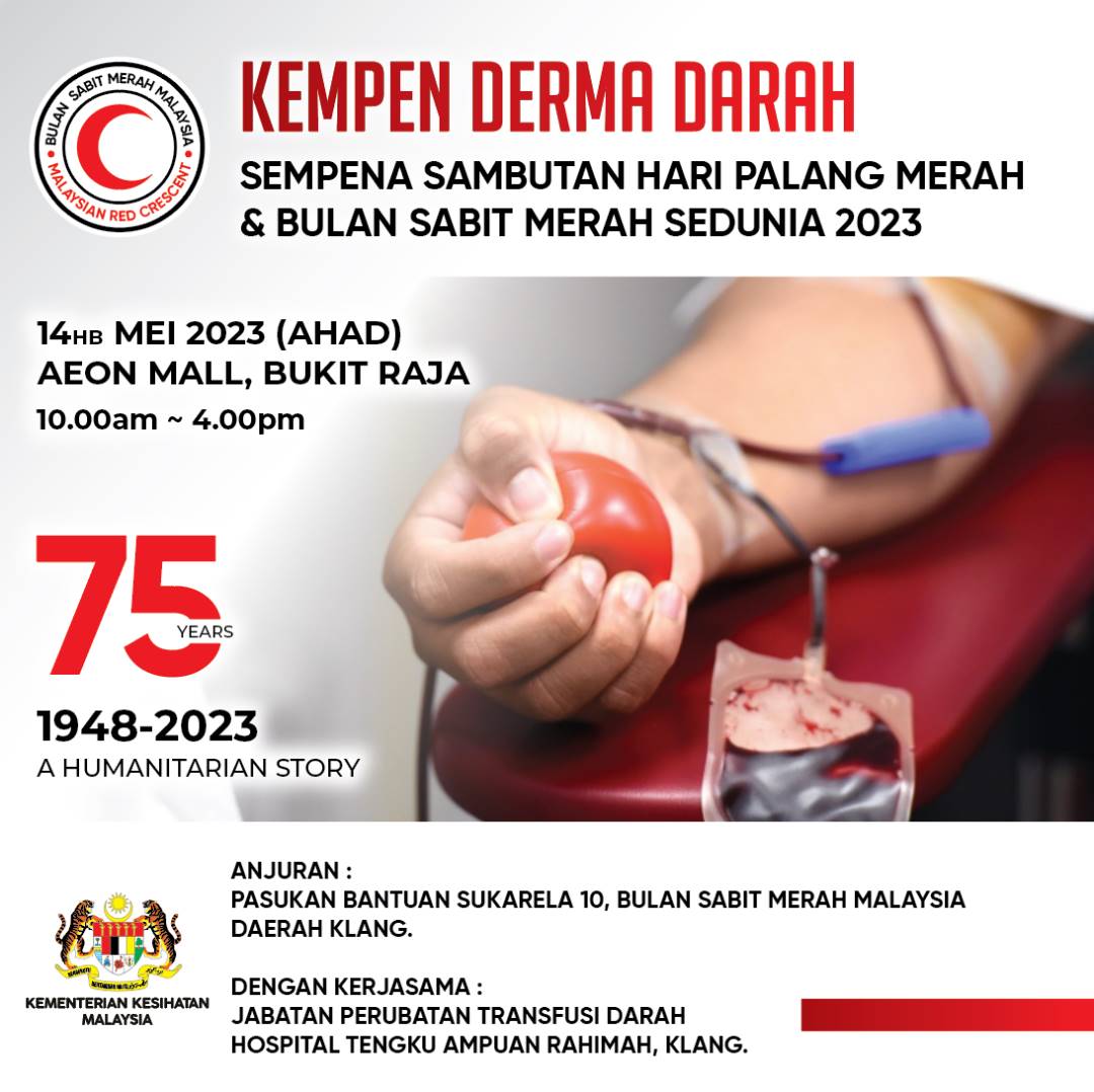 Blood Donation Campaign Malaysian Red Crescent Society Community