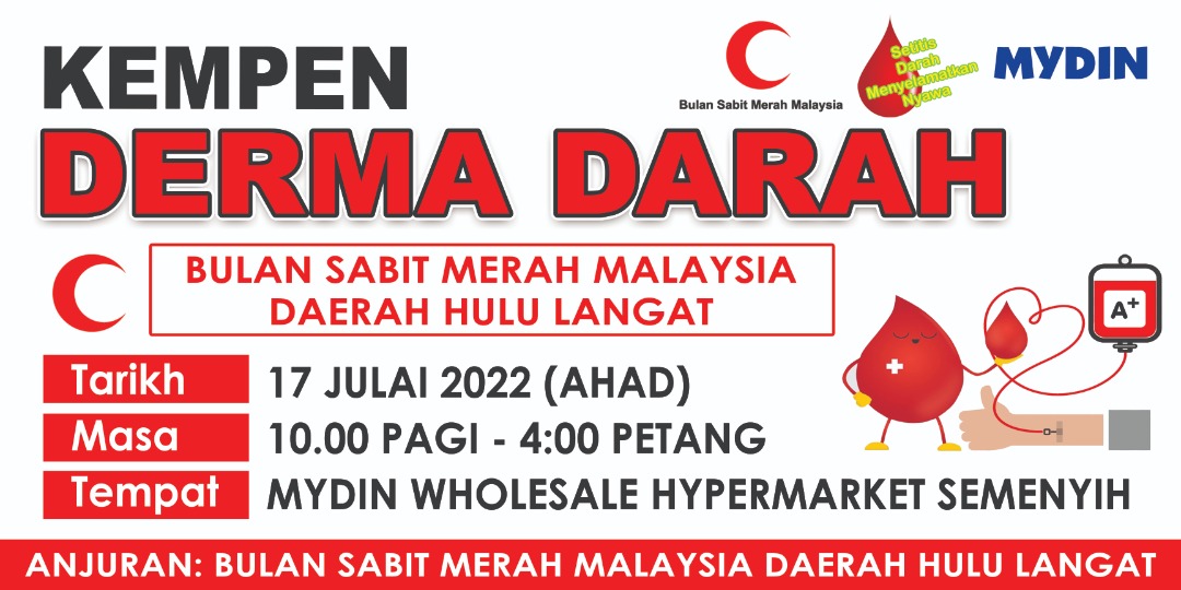 Kempen Derma Darah Anjuran Bsmm Daerah Hulu Langat Malaysian Red Crescent Society Community